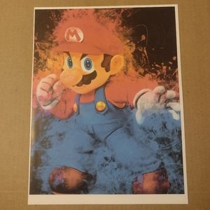 BRAND NEW!💯 SUPER MARIO 8.5x11 GLOSSY COLOR ART WALL/LOCKER KIDS-TEENS POSTER